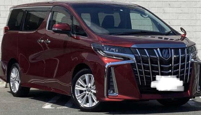 TOYOTA ALPHARD 2022 RED WINE